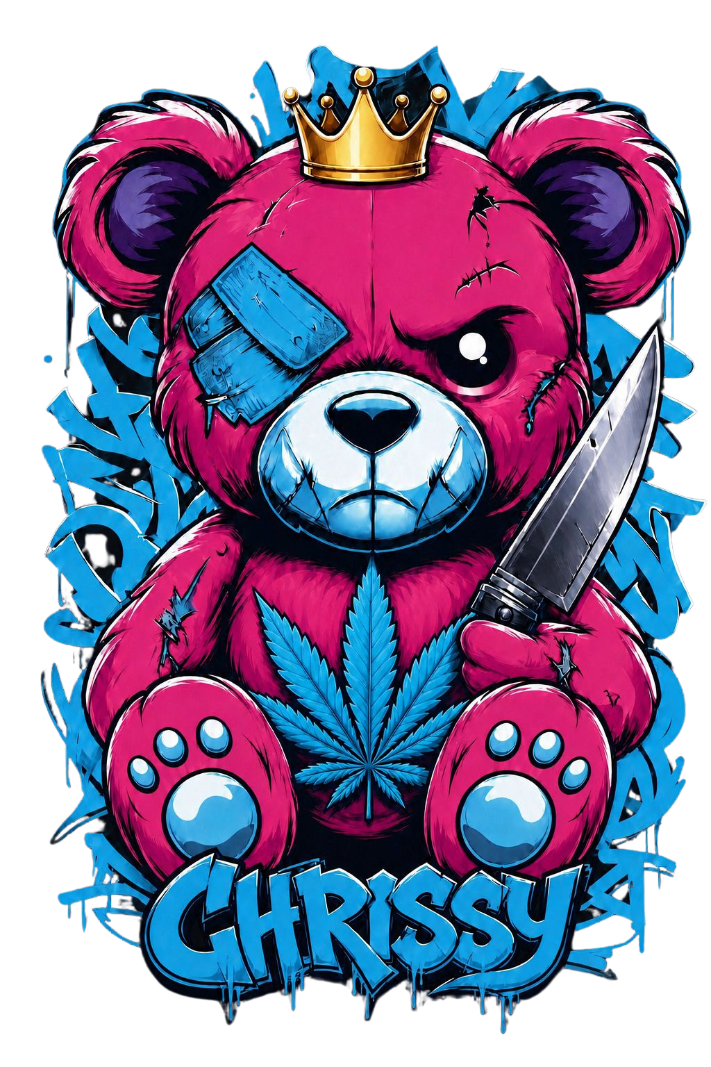 Cute but psycho stoney bear